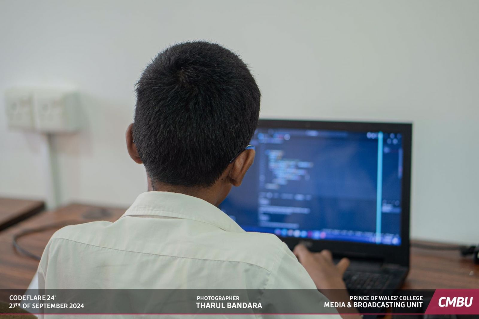 Hiruja Edurapola at the ICT Day of Prince of Wales College 2024