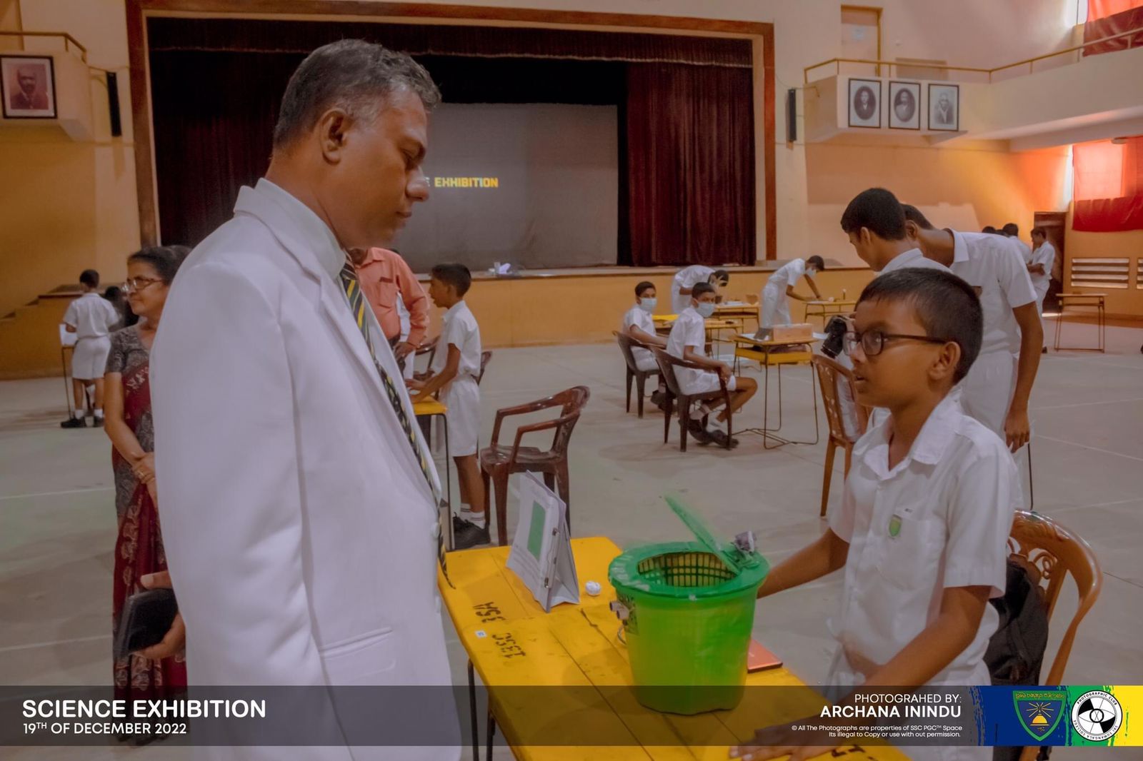 Hiruja Edurapola at the Sri Sumangala College Science Exhibition 2022